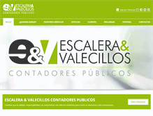 Tablet Screenshot of escalerayvalecillos.com